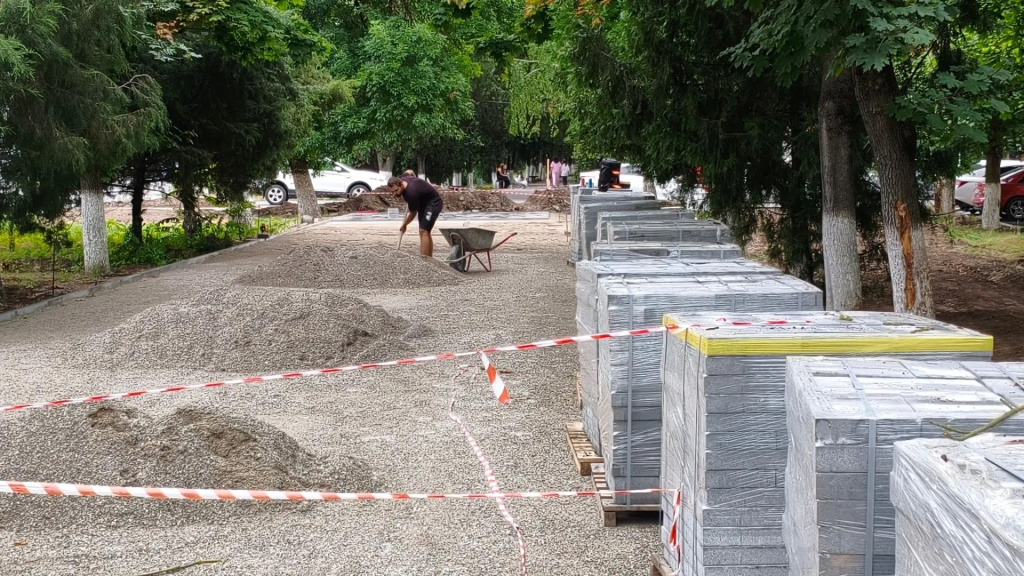 Благоустройство верхнего парка